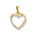 Diamantsmykke hjerte 0,12 ct tw/si – bilde 2 – Diamanthuset