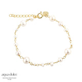 Aqua Dulce - Ghita Bracelet - Forgylt Sølv (925)