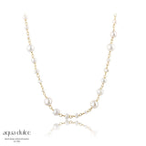 Aqua Dulce - Ghita Necklace - Forgylt Sølv (925)