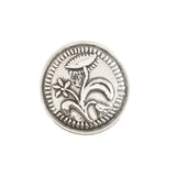Oksidert Knapp Nordland 1,6cm - Vossasylv