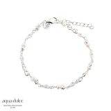 Aqua Dulce - White Garden Bracelet - Hvitt Sølv (925)