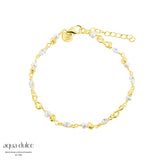 Aqua Dulce - White Garden Bracelet - Forgylt Sølv (925)