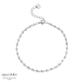 Aqua Dulce - Darling Denise Bracelet - Hvitt Sølv (925)