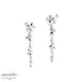 Aqua Dulce - Darling Rock Big Earstud - Hvitt Sølv (925)