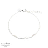 Aqua Dulce - Aura Bracelet - Hvitt Sølv (925)