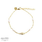 Aqua Dulce - Pavé Bracelet - Forgylt Sølv (925)