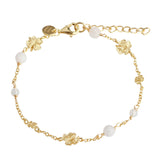 Aqua Dulce - Clover Bracelet - Forgylt Sølv (925)