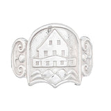 Ring Bergen uten løv, kvit – 2 cm