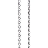 Oksidert Ertekjede m/dobbelt spyd 110,4cm - Vossasylv