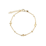 Aqua Dulce - Meadow Simple Bracelet - Forgylt Sølv (925)
