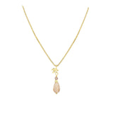 Aqua Dulce - Meadow Rose Necklace - Forgylt Sølv (925)