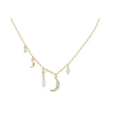 Aqua Dulce - Dreamlit Necklace - Forgylt Sølv (925)