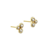 Aqua Dulce - Whisper Dot Earring - Forgylt Sølv (925)