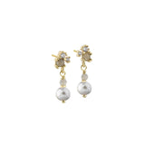 Aqua Dulce - Whisper Earstud - Forgylt Sølv (925)