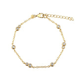 Aqua Dulce - Whisper Pure Bracelet - Forgylt Sølv (925)