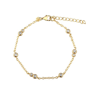 Aqua Dulce - Whisper Pure Bracelet - Forgylt Sølv (925)