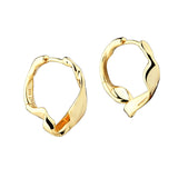 Aqua Dulce - Liora Simple Hoop 22 mm - Forgylt Sølv (925)