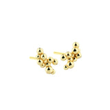 Aqua Dulce - Aya Earstud - Forgylt Sølv (925)