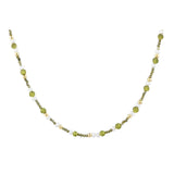 Aqua Dulce - Aya Olive Necklace - Forgylt Sølv (925)