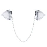 Bunadssølv - Sjalspenne, Gravert