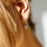 Øredobber i sølv med Zirkonia - Pan Jewelry