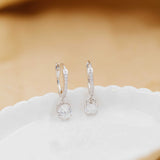 Øredobber i sølv med Zirkonia - Pan Jewelry