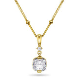 Smykke i forgylt sølv med Zirkonia - Pan Jewelry