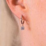 SF Spark Øreringer i Sølv med Zirkonia - Pan Jewelry