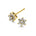 Rosettørepynt i 14kt Gult/Hvitt Gull,, 0,25 ct TW/SI Diamanter – Diamanthuset