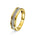 Amore giftering ring i gult/hvitt gull, 2 rekker, 0,35 ct tw/si diamanter – Diamanthuset