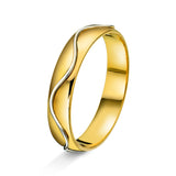 Amore giftering i tofarget gull, 4.5mm