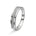 Amore giftering ring i gult/hvitt gull, en rekke, 0,25 ct tw/si diamanter – bilde 2 – Diamanthuset