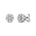 Diamantørepynt i Gult/Hvitt Gull (585) Med 0,12 ct TW/SI Diamanter – bilde 8 – Diamanthuset