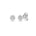 Diamantøredobber rosett i Hvitt/Gult Gull, 0,12 ct TW Si – Diamanthuset