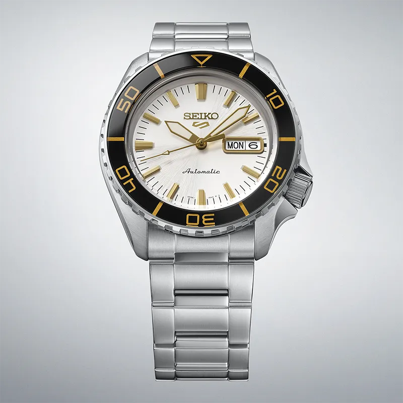 Seiko 5 Sports HDB004K1 herreklokke med hvit skive