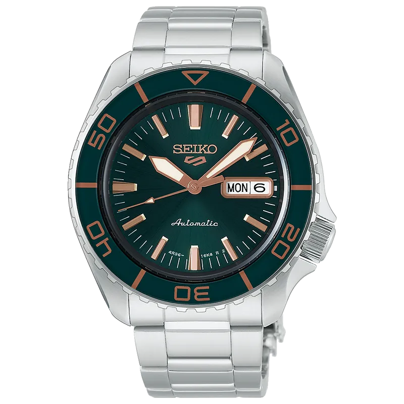 Seiko 5 Sports HDB005K1 herreklokke med grønn skive