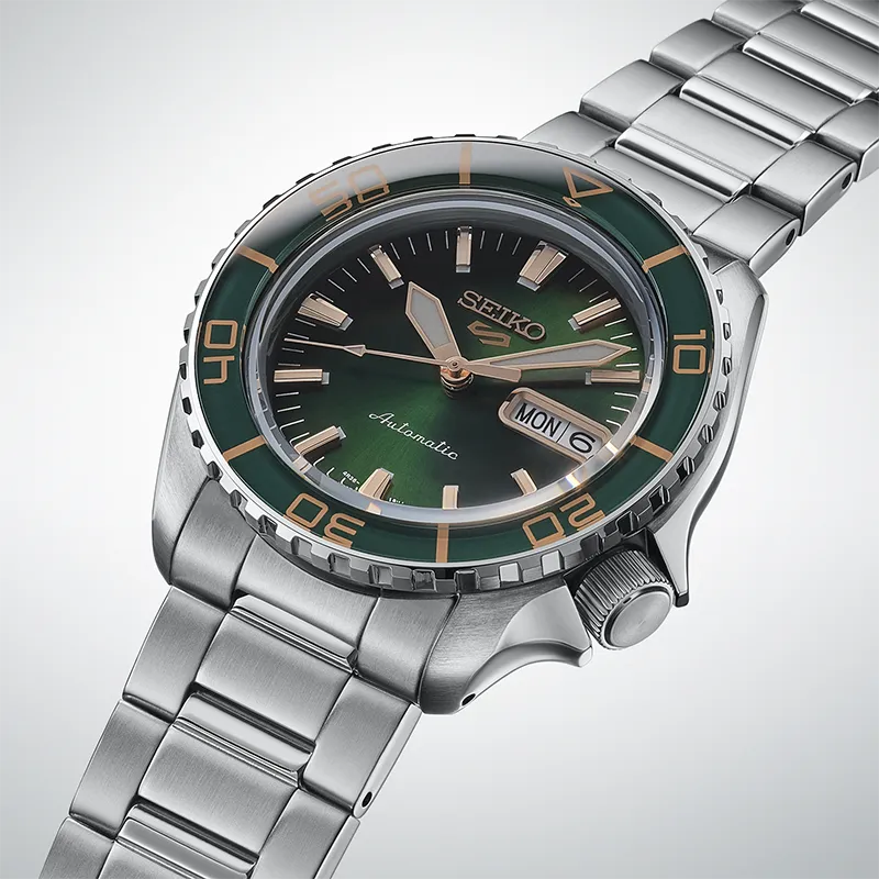 Seiko 5 Sports HDB005K1 herreklokke med grønn skive