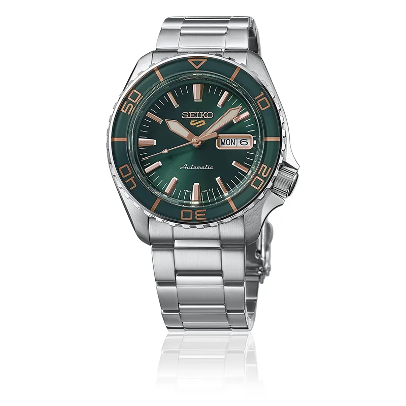 Seiko 5 Sports HDB005K1 herreklokke med grønn skive