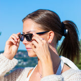Diana Diamantring med rubin i hvitt gull, 0.03CT TWSI