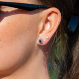 Diana Diamant øredobber med safir 0,06ct TW/SI