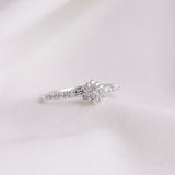 Diamantring i Gult/Hvitt Gull (585) med 0.22ct TW/SI Diamanter