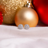 Diamantørepynt i Hvitt/Gult Gull (585) Med 0.20ct TW/SI Diamanter