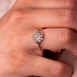 Diamantring i Gult eller Hvitt Gull (585) med 0.16ct TW/SI Diamanter