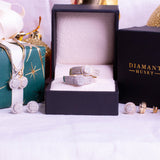 Diamantring i Hvitt/Gult Gull (585) med 0.25ct TW/SI Diamanter