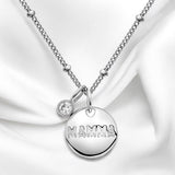 Mammasmykke med Zirkonia i Sølv - Pan Jewelry