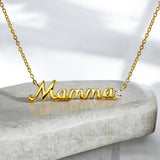 Mammasmykke med Zirkonia i Forgylt Sølv - Pan Jewelry