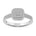 Diamantring i Hvitt/Gult Gull (585) med 0,22 ct TW/SI Diamanter – Diamanthuset