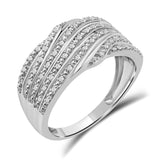 Diamantring i Gult eller Hvitt Gull (585) med 0.15ct TW/SI Diamanter