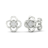 Diamanørepynt i Gult/Hvitt Gull, 0.06ct TWSi