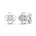 Diamanørepynt i Gult/Hvitt Gull, 0,06 ct TW/SI – bilde 2 – Diamanthuset